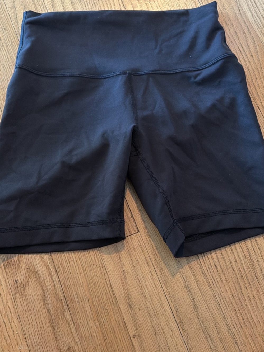 lululemon athletica Black High-Rise Bike Shorts